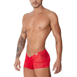 CandyMan Shorty en Dentelle Veno Rouge